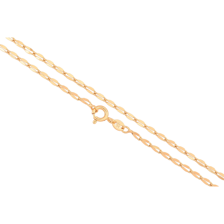 Ланцюжок Xuping колір Позолота 18K Плетіння Панцирне фантазійне довжина 45см х 2мм фото №6