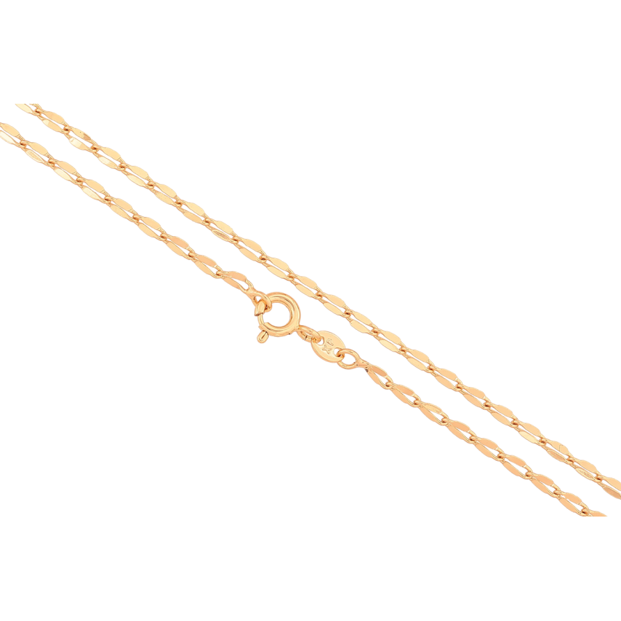 Цепочка Xuping цвет Позолота 18K Плетение Панцирное фантазийное длинна 45см х 2мм фото №1 Цепочка Xuping цвет Позолота 18K Плетение Панцирное фантазийное длинна 45см х 2мм фото №1