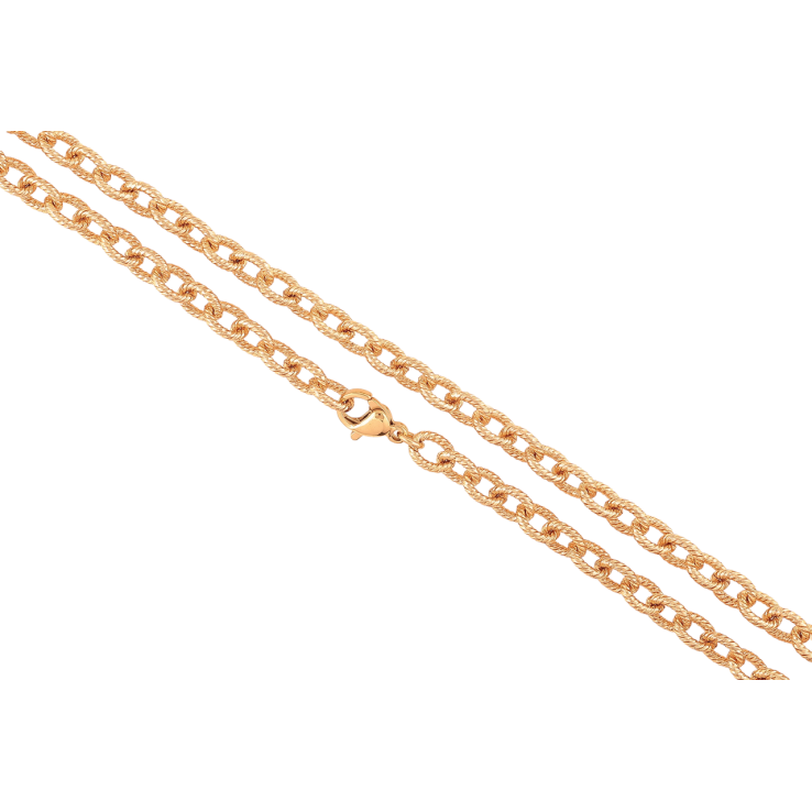 Ланцюжок Xuping колір Позолота 18K Плетіння Якірне з візерунком довжина 44см х 5мм фото №14 Ланцюжок Xuping колір Позолота 18K Плетіння Якірне з візерунком довжина 44см х 5мм фото №14