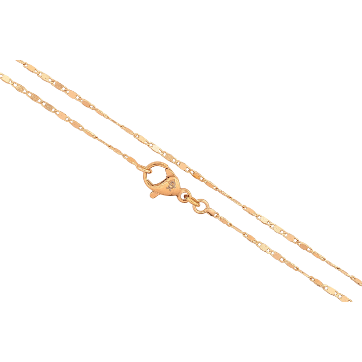 Ланцюжок Xuping колір Позолота 18K Плетіння Морський ланцюг перекручений довжина 45см х 1.5мм фото №24 Ланцюжок Xuping колір Позолота 18K Плетіння Морський ланцюг перекручений довжина 45см х 1.5мм фото №24