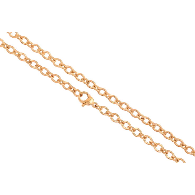 Ланцюжок Xuping колір Позолота 18K Плетіння Якірне фантазійне довжина 45см х 4мм фото №12 Ланцюжок Xuping колір Позолота 18K Плетіння Якірне фантазійне довжина 45см х 4мм фото №12