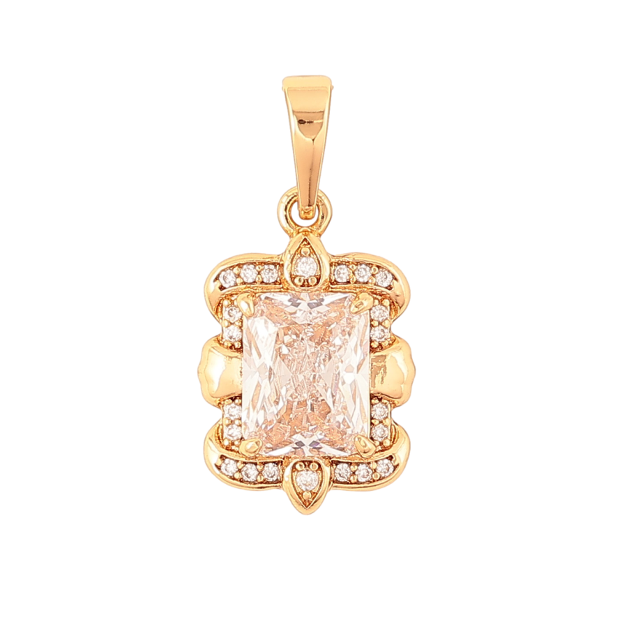 Кулон Xuping цвет Позолота 18K Кристальный блеск для цепочки до 6мм фото №1 Кулон Xuping цвет Позолота 18K Кристальный блеск для цепочки до 6мм фото №1