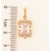 Кулон Xuping цвет Позолота 18K Кристальный блеск для цепочки до 6мм фото №2 Кулон Xuping цвет Позолота 18K Кристальный блеск для цепочки до 6мм фото №2