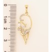 Кулон Xuping Цвет Позолота 14K Кошка для цепочки до 5мм фото №2
