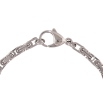 Браслет Xuping ТТМ Stainless Steel колір Родій Ланцюжок Фантазійне плетіння довжина 20,5 см х 4 мм фото №2 Браслет Xuping ТТМ Stainless Steel колір Родій Ланцюжок Фантазійне плетіння довжина 20,5 см х 4 мм фото №2