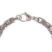 Браслет Xuping ТТМ Stainless Steel колір Родій Ланцюжок Фантазійне плетіння довжина 20,5 см х 6 мм фото №2 Браслет Xuping ТТМ Stainless Steel колір Родій Ланцюжок Фантазійне плетіння довжина 20,5 см х 6 мм фото №2