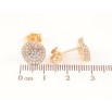 Серьги Xuping цвет Позолота 18K пусеты Инкрустация кристаллами фото №2 Серьги Xuping цвет Позолота 18K пусеты Инкрустация кристаллами фото №2