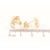 Серьги Xuping Цвет Позолота 18K пусеты Сердечки с жемчужинами фото №2 Серьги Xuping Цвет Позолота 18K пусеты Сердечки с жемчужинами фото №2
