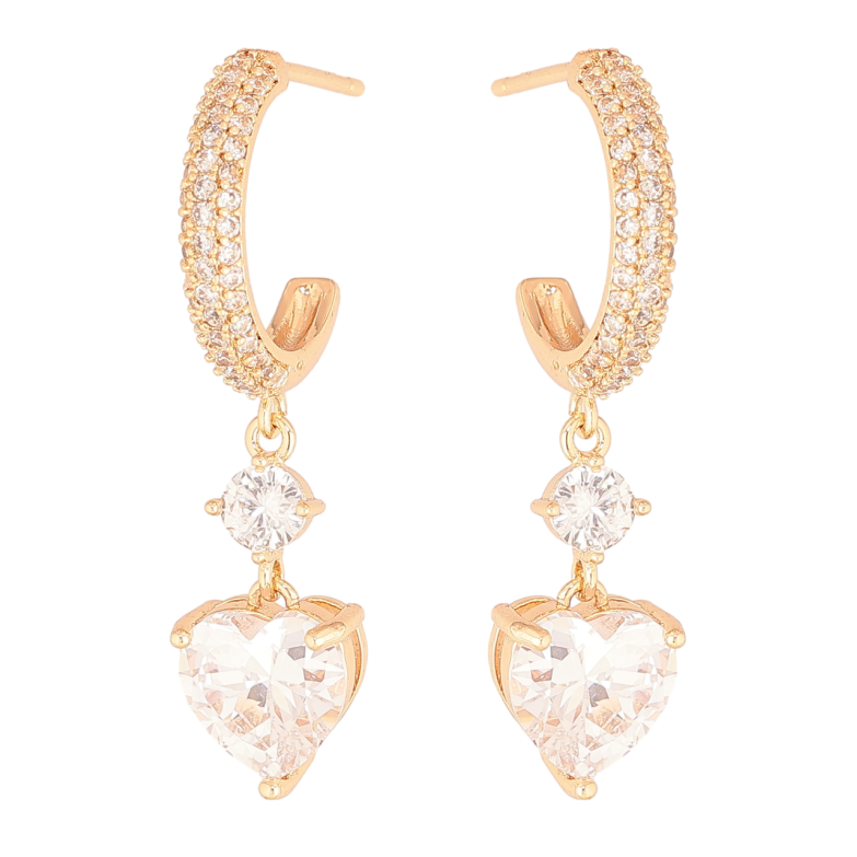 Сережки Xuping Колір Позолота 18K пусети Інкрустація кристалами фото №1 Сережки Xuping Колір Позолота 18K пусети Інкрустація кристалами фото №1