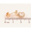 Серьги Xuping Цвет Позолота 18K пусеты Кристальные подвески фото №2 Серьги Xuping Цвет Позолота 18K пусеты Кристальные подвески фото №2