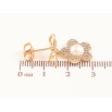 Серьги Xuping Цвет Позолота 18K пусеты Цветочки с жемчужинами и инкрустацией кристаллами фото №2 Серьги Xuping Цвет Позолота 18K пусеты Цветочки с жемчужинами и инкрустацией кристаллами фото №2