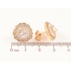 Сережки Xuping Колір Позолота 18K пусети Сердечка з кристалами фото №2 Сережки Xuping Колір Позолота 18K пусети Сердечка з кристалами фото №2
