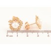 Серьги Xuping Цвет Позолота 18K пусеты Жемчужные цветочки фото №2 Серьги Xuping Цвет Позолота 18K пусеты Жемчужные цветочки фото №2