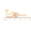 Серьги Xuping Цвет Позолота 18K пусеты Декоративные подвески с сердечками фото №2 Серьги Xuping Цвет Позолота 18K пусеты Декоративные подвески с сердечками фото №2