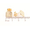 Серьги Xuping Цвет Позолота 18K пусеты Декоративный узор фото №2 Серьги Xuping Цвет Позолота 18K пусеты Декоративный узор фото №2