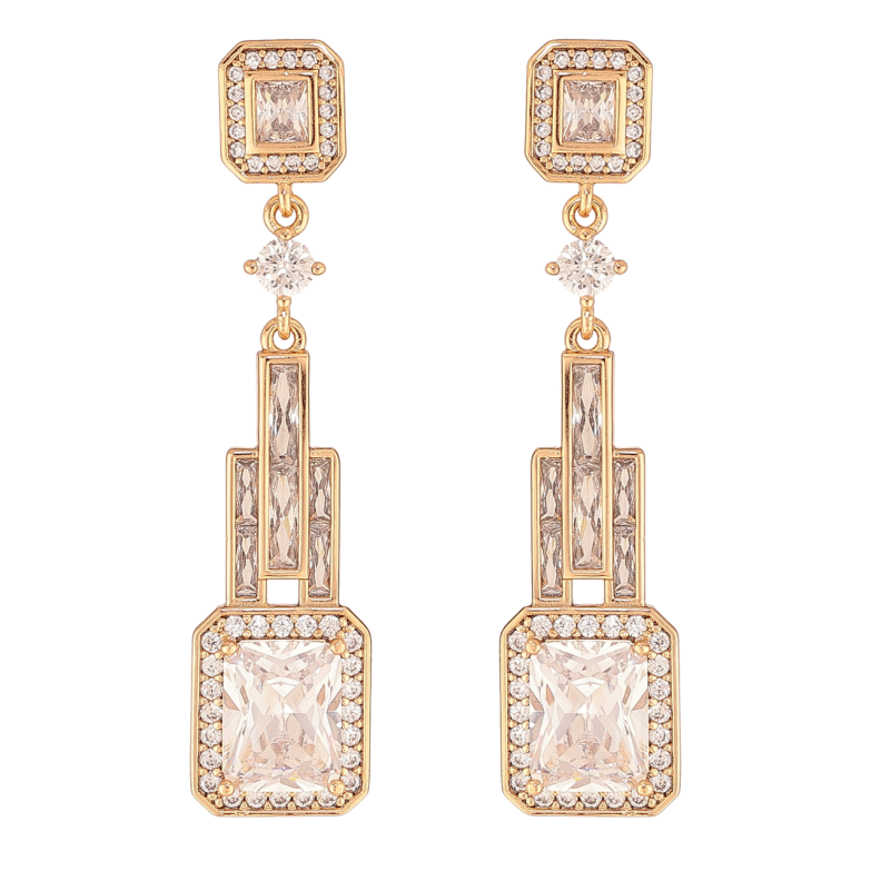 Серьги Xuping Цвет Позолота 18K пусеты Кристальные подвески фото №1 Серьги Xuping Цвет Позолота 18K пусеты Кристальные подвески фото №1