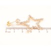 Серьги Xuping Цвет Позолота 18K пусеты Звезды из кристаллов фото №2 Серьги Xuping Цвет Позолота 18K пусеты Звезды из кристаллов фото №2