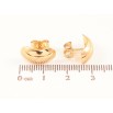 Сережки Xuping Колір Позолота 18K пусети Візерунок напиленням фото №2 Сережки Xuping Колір Позолота 18K пусети Візерунок напиленням фото №2