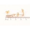 Серьги Xuping Цвет Позолота 18K пусеты Кристальная лиса фото №2