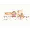 Серьги Xuping Цвет Позолота 18K английский замок Бутоны с кристаллами хамелеон фото №2 Серьги Xuping Цвет Позолота 18K английский замок Бутоны с кристаллами хамелеон фото №2