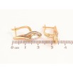 Серьги Xuping Цвет Позолота 18K английский замок Узор с радужными кристаллами фото №2 Серьги Xuping Цвет Позолота 18K английский замок Узор с радужными кристаллами фото №2