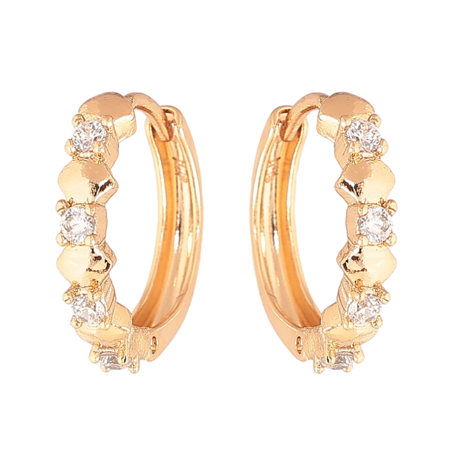 Серьги Xuping Цвет Позолота 18K колечки Декоративный узор фото №1 Серьги Xuping Цвет Позолота 18K колечки Декоративный узор фото №1
