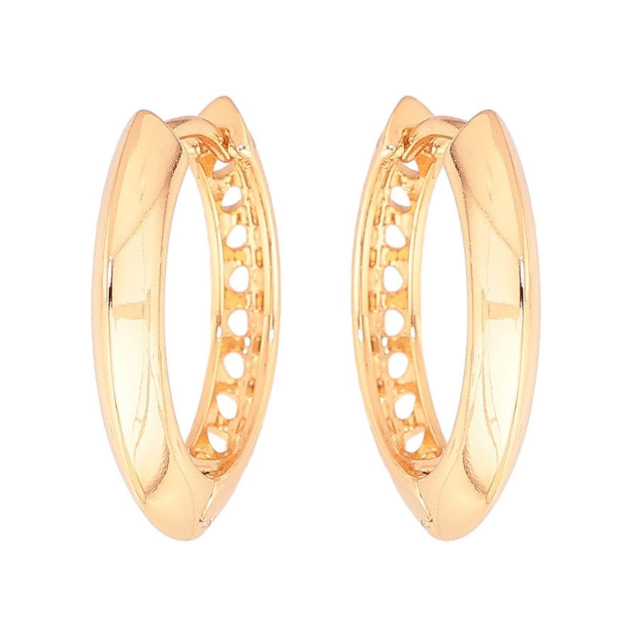 Серьги Xuping Цвет Позолота 18K колечки Декоративные фото №1 Серьги Xuping Цвет Позолота 18K колечки Декоративные фото №1