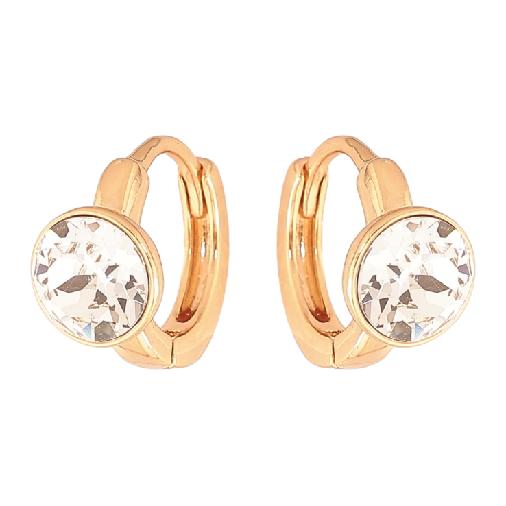 Серьги Xuping Цвет Позолота 18K колечки Кристаллы фото №20 Серьги Xuping Цвет Позолота 18K колечки Кристаллы фото №20