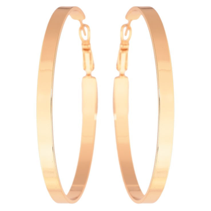 Сережки Xuping колір Позолота 18K кільця (конго) Класика ø 5.5см фото №12 Сережки Xuping колір Позолота 18K кільця (конго) Класика ø 5.5см фото №12