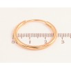 Серьги Xuping цвет Позолота 18K кольца (конго) Классика ø 2.5см фото №2