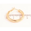 Серьги Xuping цвет Позолота 18K кольца (конго) Классика ø 2.5см фото №2 Серьги Xuping цвет Позолота 18K кольца (конго) Классика ø 2.5см фото №2