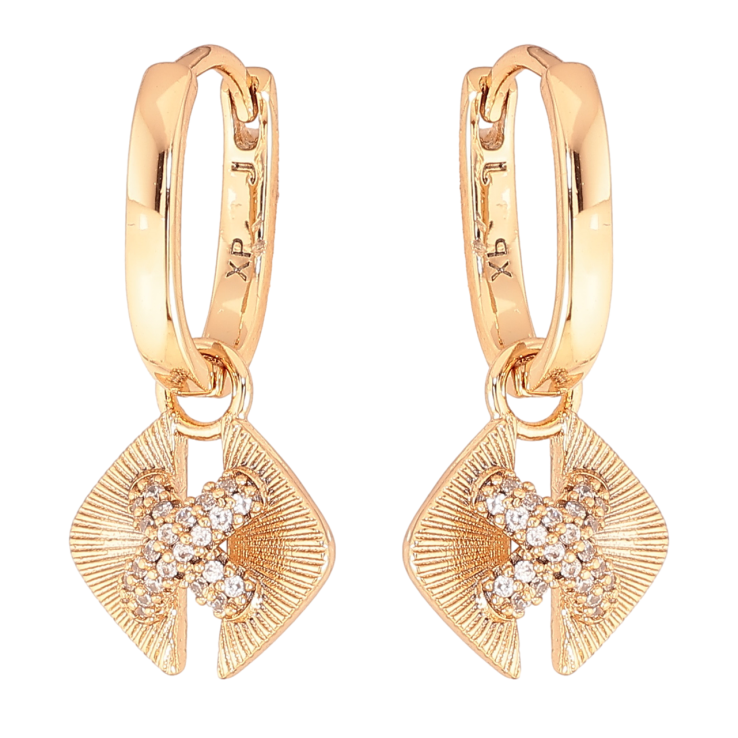 Серьги Xuping цвет Позолота 18K подвески на колечках Декоративные подвески с кристаллами 2 в 1 фото №7 Серьги Xuping цвет Позолота 18K подвески на колечках Декоративные подвески с кристаллами 2 в 1 фото №7