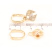 Сережки Xuping колір Позолота 18K підвіски на колечках Декоративні підвіски з кристалами 2 в 1 фото №2 Сережки Xuping колір Позолота 18K підвіски на колечках Декоративні підвіски з кристалами 2 в 1 фото №2