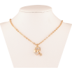 Кулон на цепочке Xuping Цвет Позолота 18K Замочек с ключиком длина 42-46см х 3мм фото №2 Кулон на цепочке Xuping Цвет Позолота 18K Замочек с ключиком длина 42-46см х 3мм фото №2
