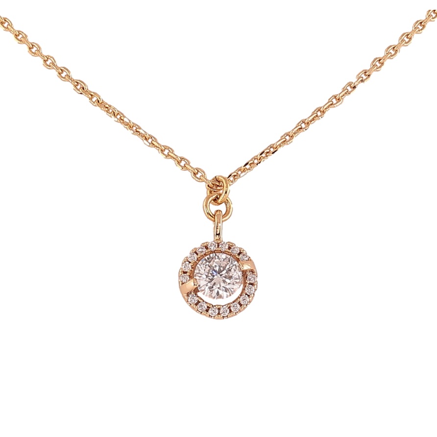 Кулон на цепочке Xuping Цвет Позолота 18K Кристальный минимализм длина 40-46см х 1.5мм фото №1 Кулон на цепочке Xuping Цвет Позолота 18K Кристальный минимализм длина 40-46см х 1.5мм фото №1