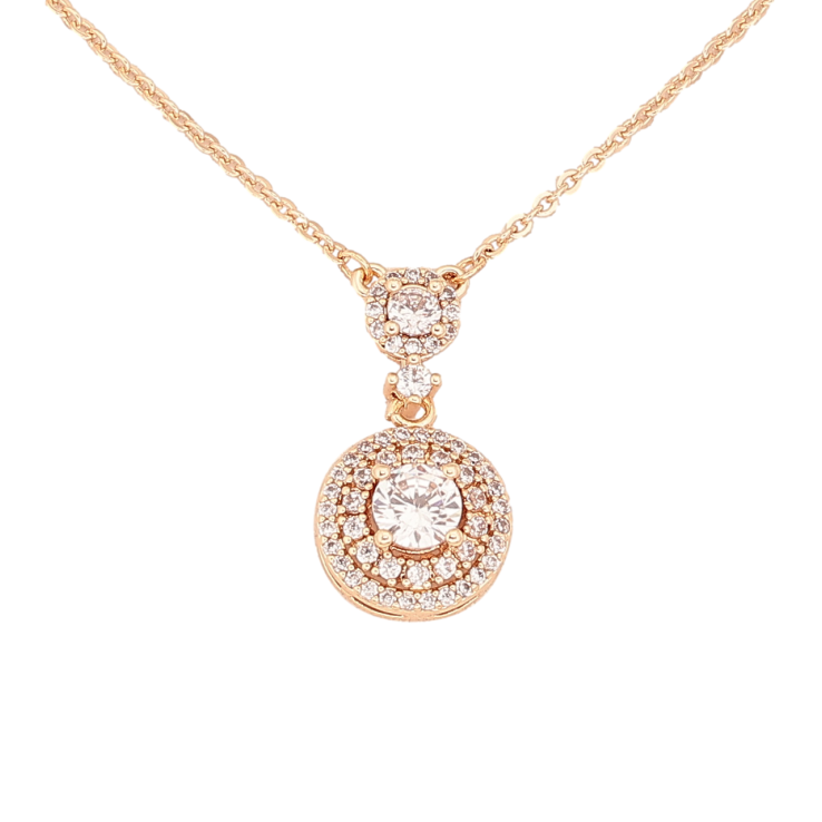 Кулон на цепочке Xuping Цвет Позолота 18K Инкрустация кристаллами длина 46,51 см х 1,5 мм фото №9