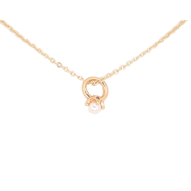 Кулон на цепочке Xuping Цвет Позолота 18K Кольцо с жемчужиной длина 46,51 см х 1,5 мм фото №18 Кулон на цепочке Xuping Цвет Позолота 18K Кольцо с жемчужиной длина 46,51 см х 1,5 мм фото №18