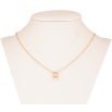Кулон на цепочке Xuping Цвет Позолота 18K Кольцо с жемчужиной длина 46,51 см х 1,5 мм фото №2 Кулон на цепочке Xuping Цвет Позолота 18K Кольцо с жемчужиной длина 46,51 см х 1,5 мм фото №2