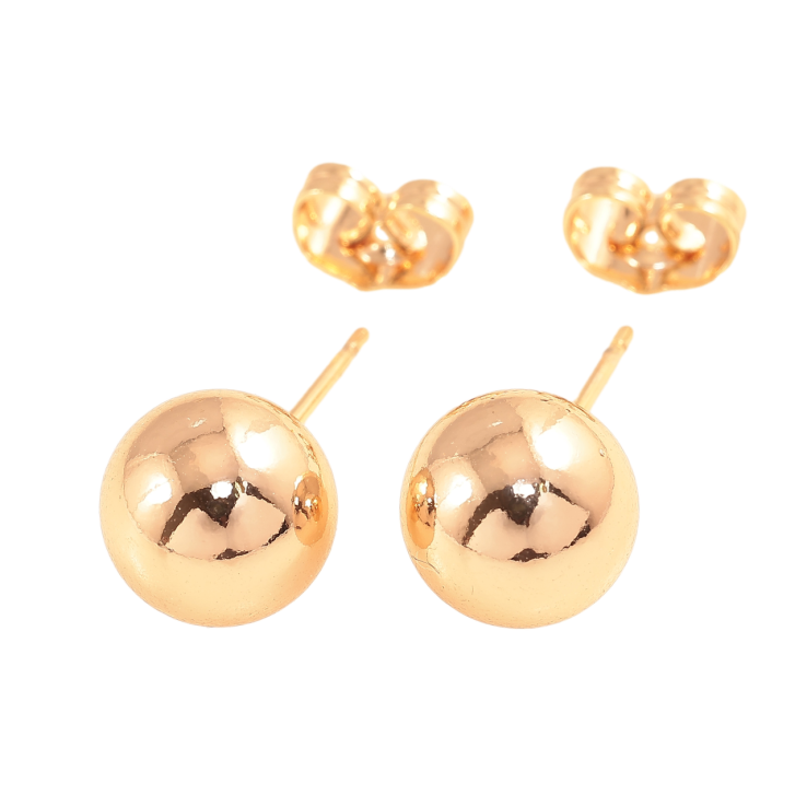 Сережки Xuping M&L Колір 18K пусети Кульки ø 10мм фото №16 Сережки Xuping M&L Колір 18K пусети Кульки ø 10мм фото №16