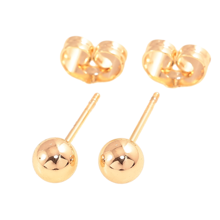 Серьги Xuping M&L Цвет 18K пусеты Шарики ø 5мм фото №14 Серьги Xuping M&L Цвет 18K пусеты Шарики ø 5мм фото №14