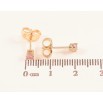 Серьги Xuping M&L Цвет 18K пусеты Розовый кристалл в 4-х крапановой оправе ø 3мм фото №2 Серьги Xuping M&L Цвет 18K пусеты Розовый кристалл в 4-х крапановой оправе ø 3мм фото №2
