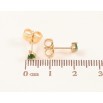 Серьги Xuping M&L Цвет 18K пусеты Зеленые кристальные сердечки фото №2 Серьги Xuping M&L Цвет 18K пусеты Зеленые кристальные сердечки фото №2