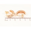Серьги Xuping M&L Цвет 18K пусеты Дуги с разноцветными кристаллами фото №2 Серьги Xuping M&L Цвет 18K пусеты Дуги с разноцветными кристаллами фото №2