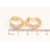 Серьги Xuping M&L Цвет 18K колечки Инкрустация кристаллами фото №2