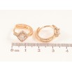 Сережки Xuping M&L Колір 18K колечка Інкрустація кристалами фото №2
