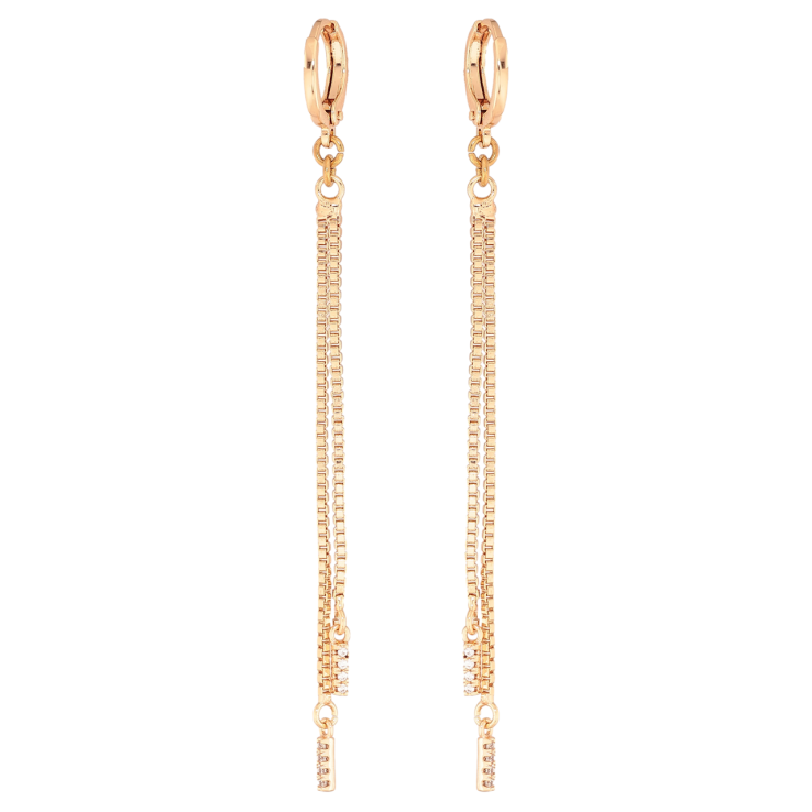 Серьги Xuping M&L Цвет 18K подвески на колечках Подвески с цепочками фото №18 Серьги Xuping M&L Цвет 18K подвески на колечках Подвески с цепочками фото №18