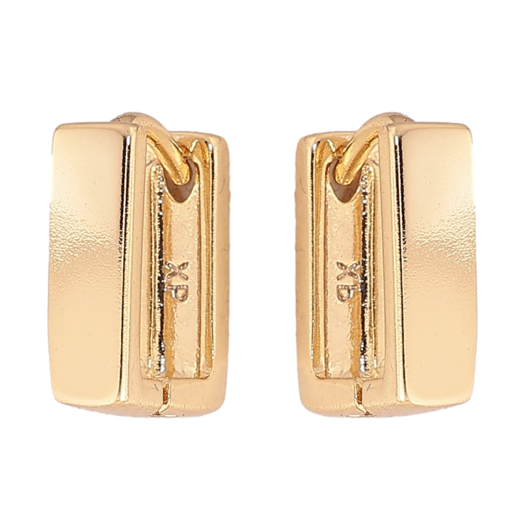 Сережки Xuping колір Позолота 14K колечка Прямокутні фото №17 Сережки Xuping колір Позолота 14K колечка Прямокутні фото №17
