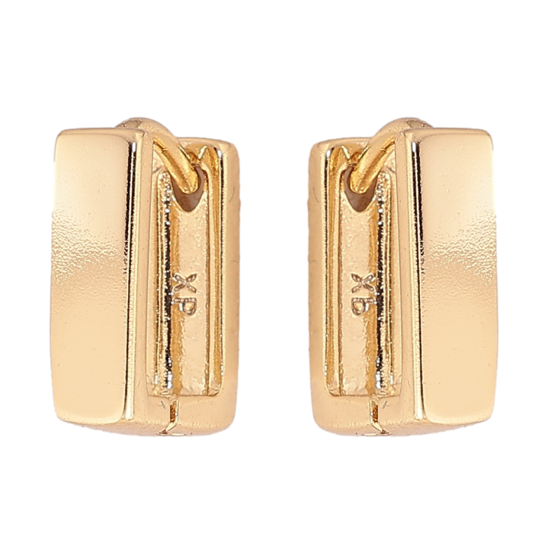 Сережки Xuping колір Позолота 14K колечка Прямокутні фото №18 Сережки Xuping колір Позолота 14K колечка Прямокутні фото №18