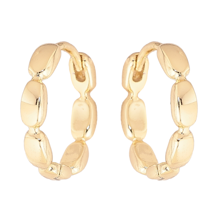 Сережки Xuping колір Позолота 14K колечка Декоративні фото №9