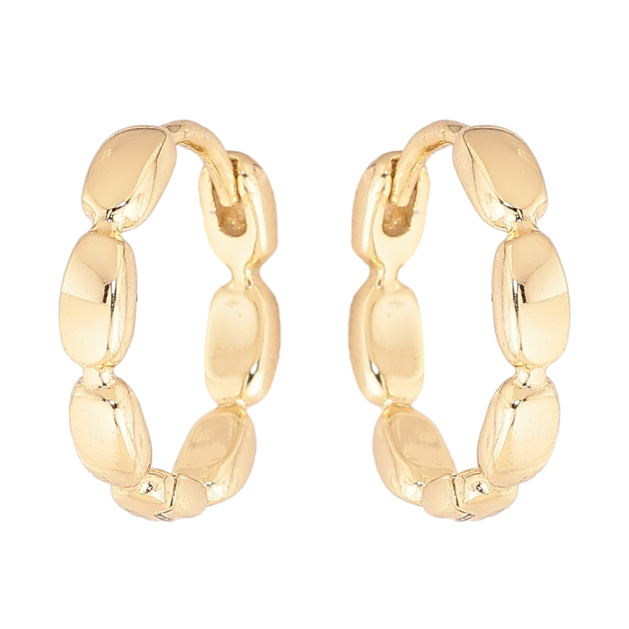 Сережки Xuping колір Позолота 14K колечка Декоративні фото №1 Сережки Xuping колір Позолота 14K колечка Декоративні фото №1